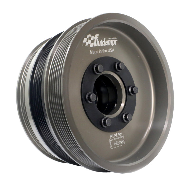 Fluidampr 12-15 Chevrolet Camaro ZL1 6.2L LSA Supercharged Steel Internally Balanced Damper - Bull Strap