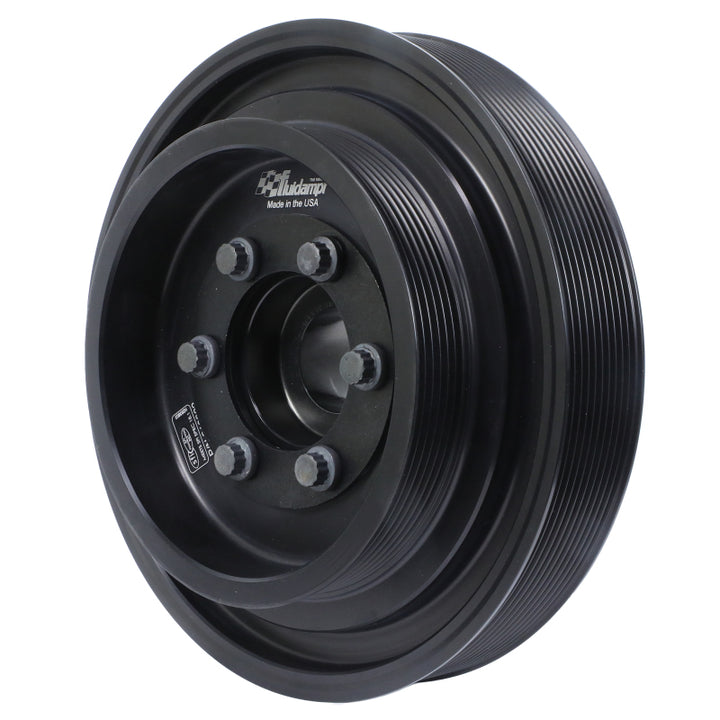 Fluidampr 15-21 Dodge Hellcat 6.2L Supercharged Steel Internally Balanced Damper (11 Percent OD) - Bull Strap