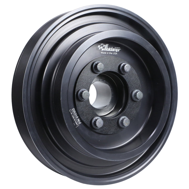 Fluidampr 15-21 Dodge Hellcat 6.2L Supercharged Steel Internally Balanced Damper (11 Percent OD) - Bull Strap