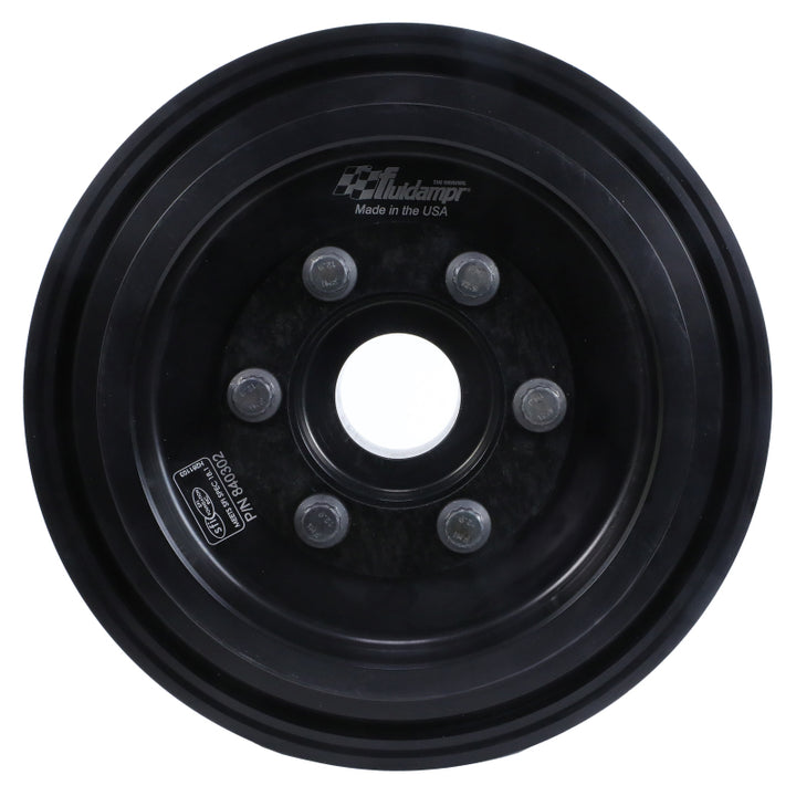 Fluidampr 15-21 Dodge Hellcat Charger/Challenger 6.2L Supercharged Steel Internally Balanced Damper - Bull Strap