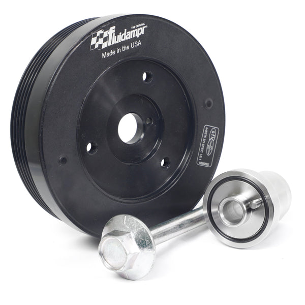 Fluidampr 2022+ Toyota GR86/Subaru BRZ (FA24F/FA24D) Steel Internally Balanced Damper w/Adapter Kit - Bull Strap