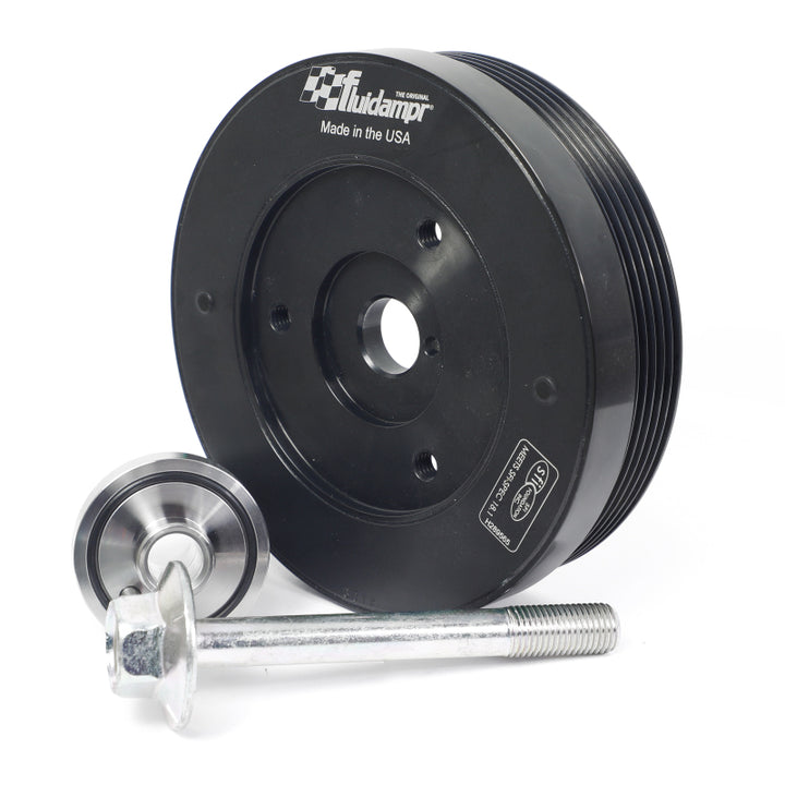 Fluidampr 2022+ Toyota GR86/Subaru BRZ (FA24F/FA24D) Steel Internally Balanced Damper w/Adapter Kit - Bull Strap