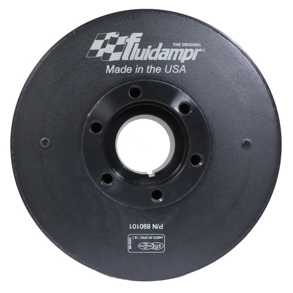 Fluidampr 6.6L GM Duramax 2001-2005 Steel Externally Balanced Damper - Bull Strap