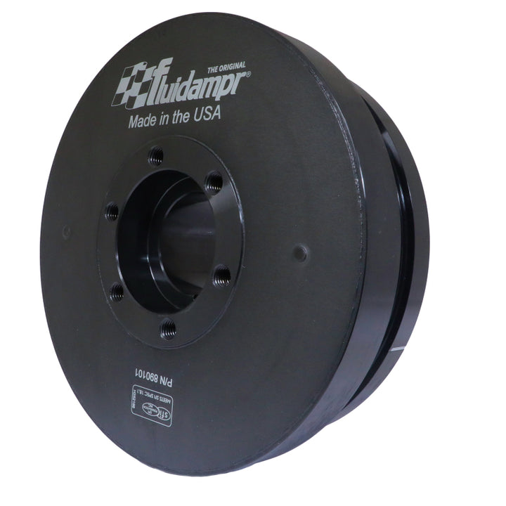 Fluidampr 6.6L GM Duramax 2001-2005 Steel Externally Balanced Damper - Bull Strap