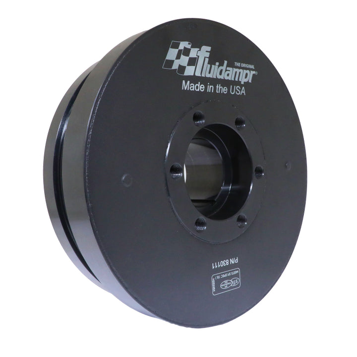 Fluidampr 6.6L GM Duramax 2006-2008 Steel Externally Balanced Damper - Bull Strap