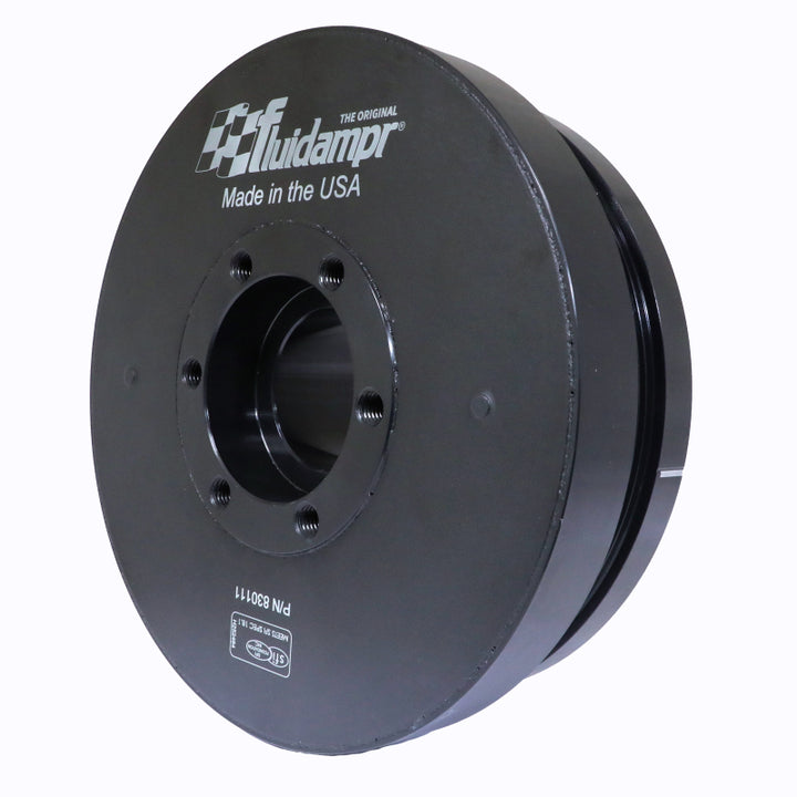 Fluidampr 6.6L GM Duramax 2006-2008 Steel Externally Balanced Damper - Bull Strap