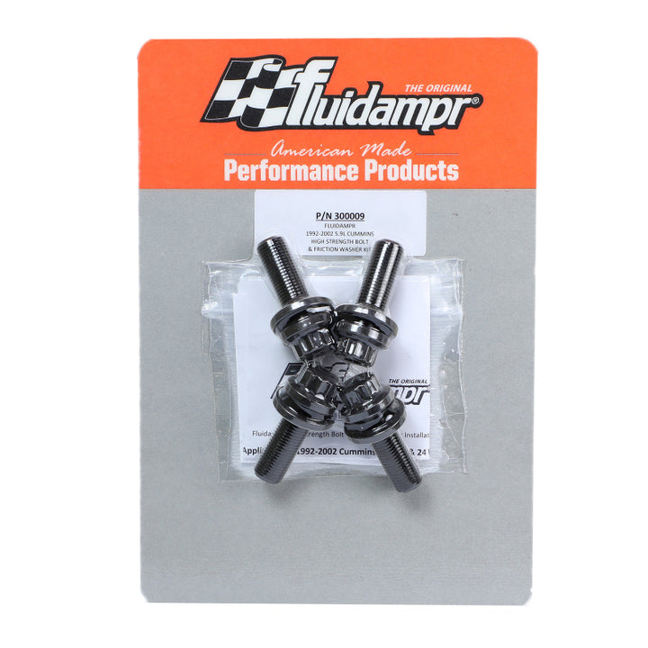 Fluidampr 89-02 Dodge Cummins 5.9L 12V/24V High Strength Bolt Kit - Bull Strap