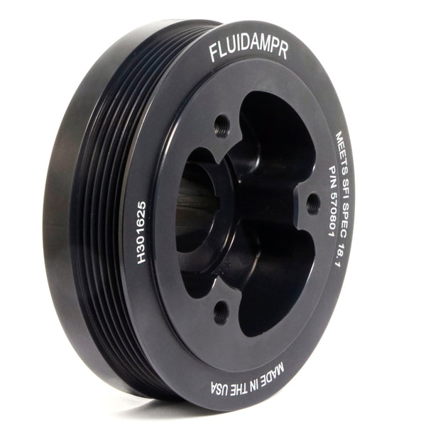 Fluidampr 92-10 Toyota 1UZ-FE/2UZ-FE/3UZ-FE SOHC/DOHC Steel Internally Balanced Damper - Bull Strap