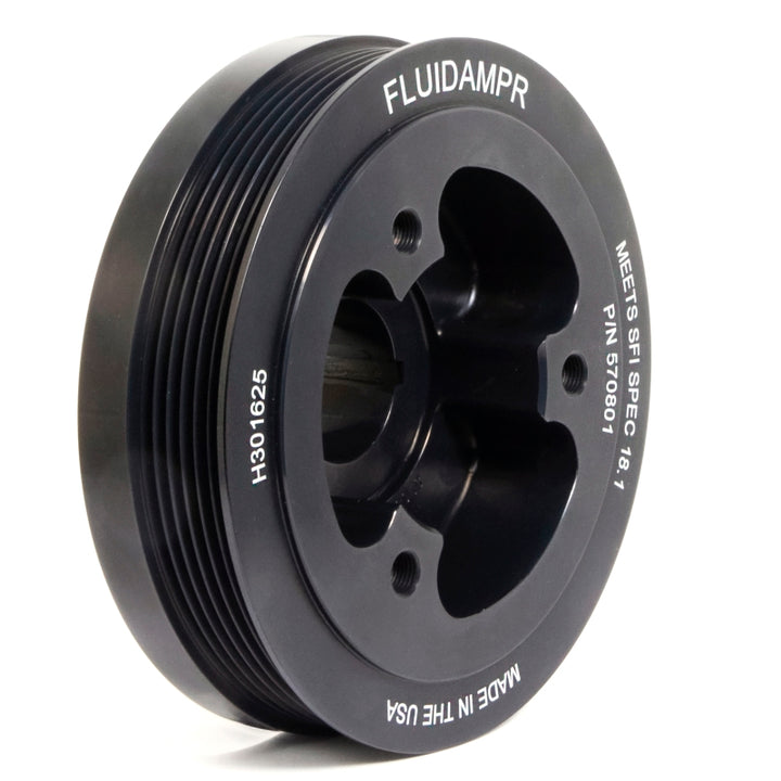 Fluidampr 92-10 Toyota 1UZ-FE/2UZ-FE/3UZ-FE SOHC/DOHC Steel Internally Balanced Damper - Bull Strap