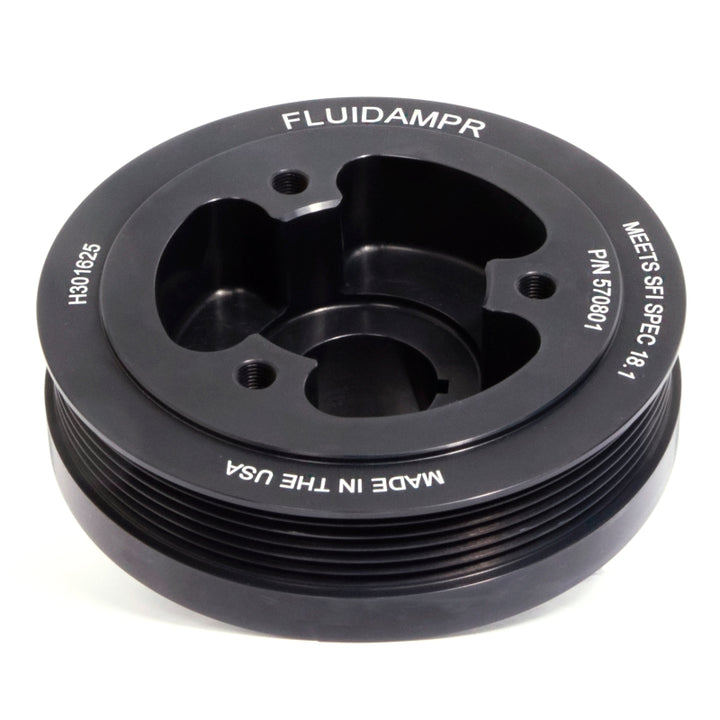 Fluidampr 92-10 Toyota 1UZ-FE/2UZ-FE/3UZ-FE SOHC/DOHC Steel Internally Balanced Damper - Bull Strap