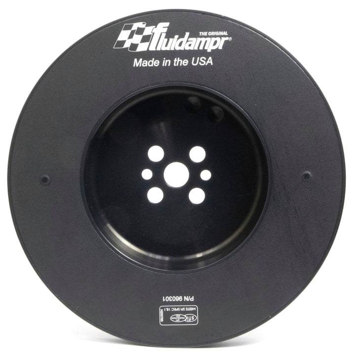 Fluidampr Dodge Cummins 5.9L 1998-2002 24V Steel Internally Balanced Damper - Bull Strap