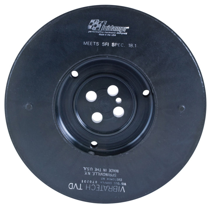 Fluidampr Ford PowerStroke 6.0L Steel Externally Balanced Damper - Bull Strap