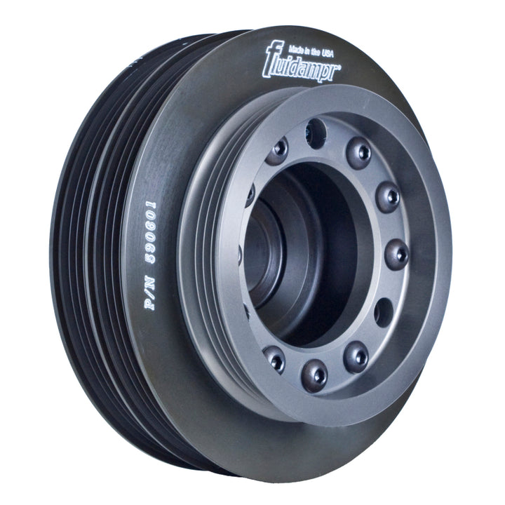 Fluidampr Honda All B Series PS Air / Alt Pulley Steel Internally Balanced Damper - Bull Strap