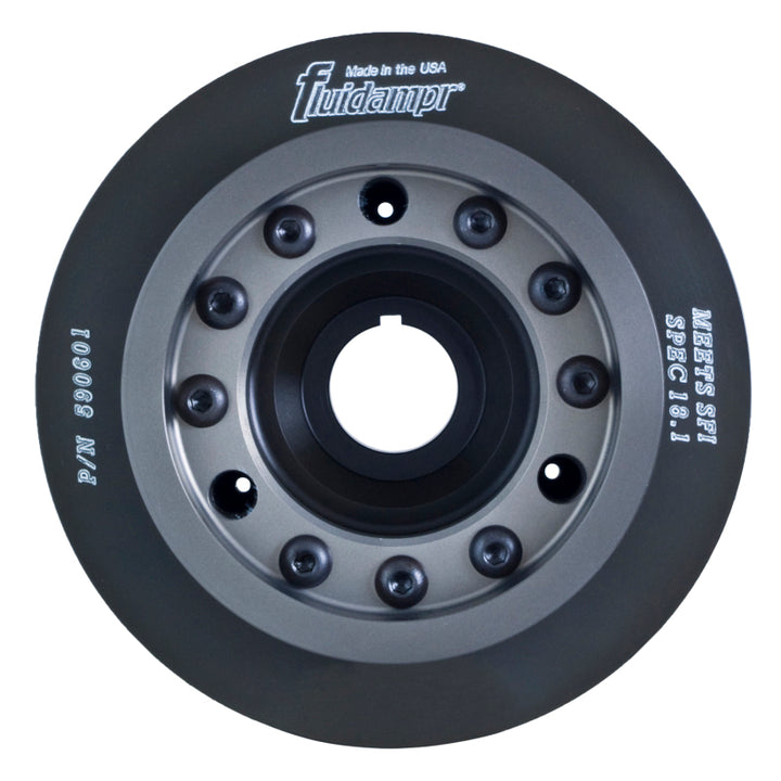Fluidampr Honda All B Series PS Air / Alt Pulley Steel Internally Balanced Damper - Bull Strap