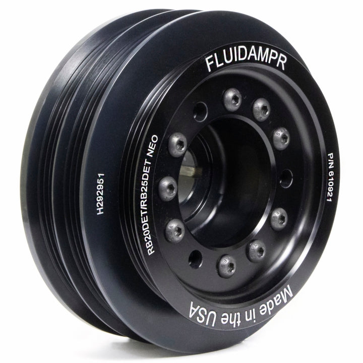 Fluidampr Nissan RB20DET/RB25DET NEO Phase-1 BNR32 GT-R Steel Internally Balanced Damper - Bull Strap