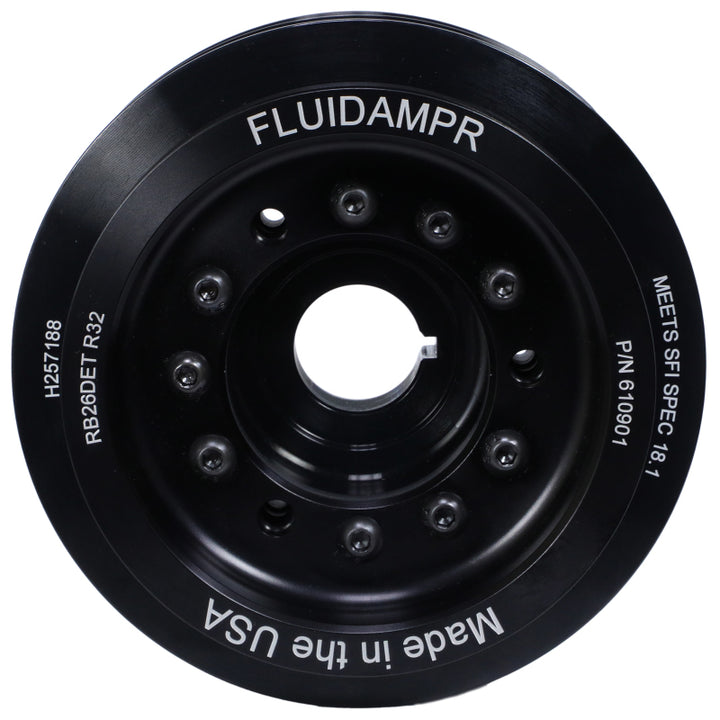 Fluidampr Nissan RB26DET Phase-1 BNR32 GT-R Steel Internally Balanced Damper - Bull Strap