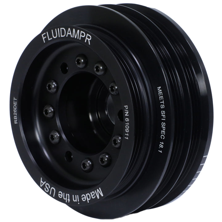 Fluidampr Nissan RB26DET Phase-2 BCNR33 GT-R / BNR-34 GT-R Steel Internally Balanced Damper - Bull Strap