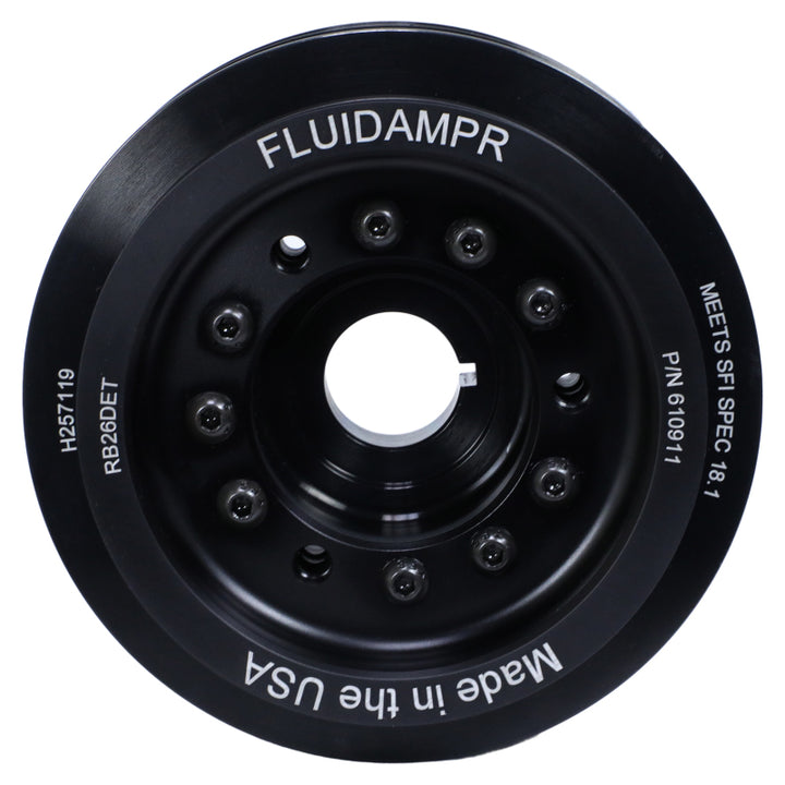 Fluidampr Nissan RB26DET Phase-2 BCNR33 GT-R / BNR-34 GT-R Steel Internally Balanced Damper - Bull Strap