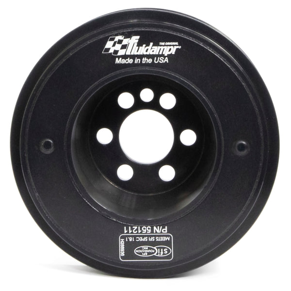 Fluidampr VW 06-08 2L FSI Motor (6 bolt hole mounting) Steel Internally Balanced Damper - Bull Strap
