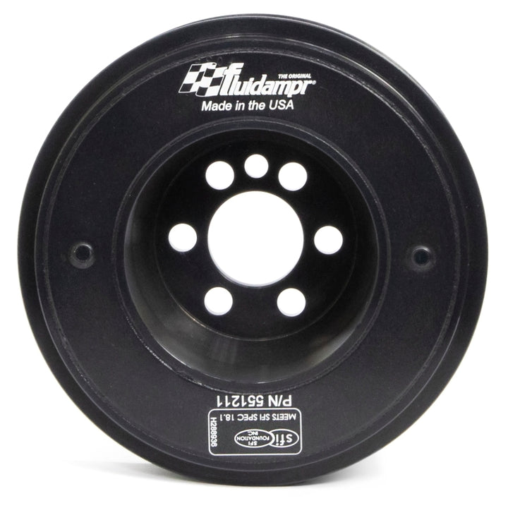 Fluidampr VW 06-08 2L FSI Motor (6 bolt hole mounting) Steel Internally Balanced Damper - Bull Strap