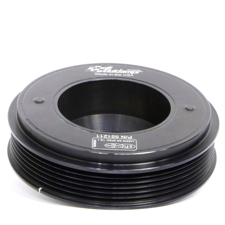 Fluidampr VW 06-08 2L FSI Motor (6 bolt hole mounting) Steel Internally Balanced Damper - Bull Strap