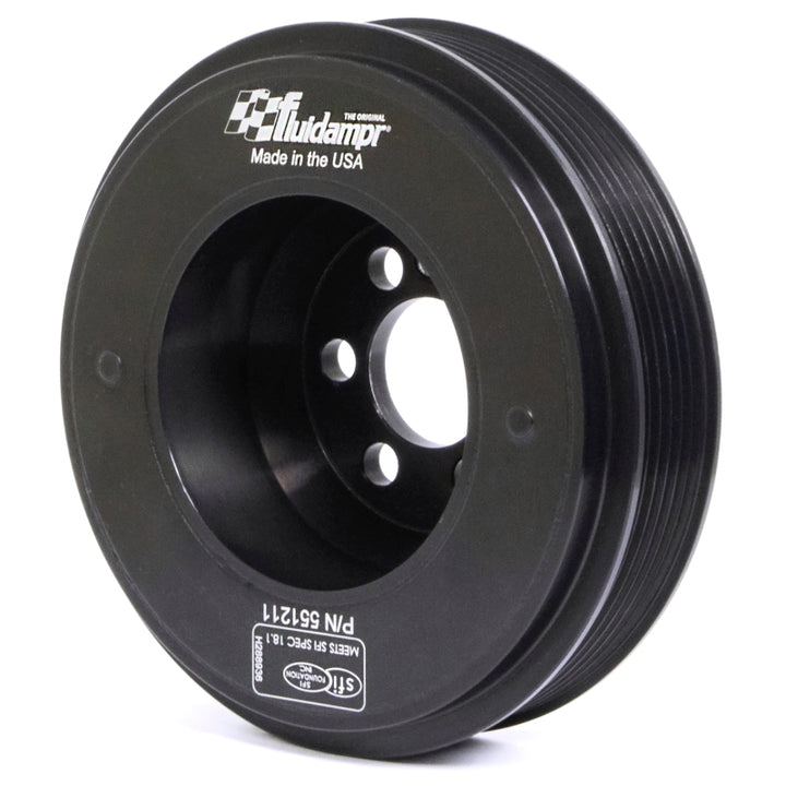 Fluidampr VW 06-08 2L FSI Motor (6 bolt hole mounting) Steel Internally Balanced Damper - Bull Strap