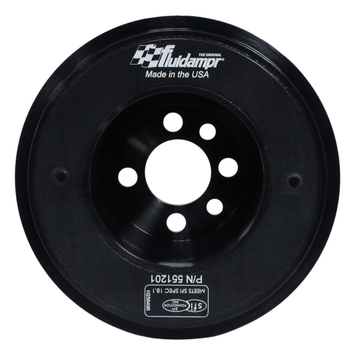 Fluidampr VW 2000-2005 1.8L Turbo Motor (4 bolt hole mounting) Steel Internally Balanced Damper - Bull Strap