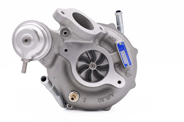 Forced Performance 2015+ Subaru WRX FA20 Blue Turbo 58mm CH10CM Turbine Hsg TiAL MVI WG w/Oil Line - Bull Strap