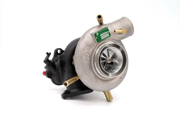 Forced Performance Subaru STi/WRX Green Turbocharger 60mm CH8CM Turbine Hsg Internal WG w/Oil Line - Bull Strap