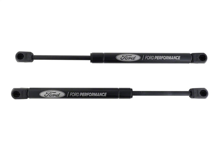 Ford Racing 05-14 Mustang Hood Lift Kit w/ Laser Engraved Ford Performance Logo - Bull Strap