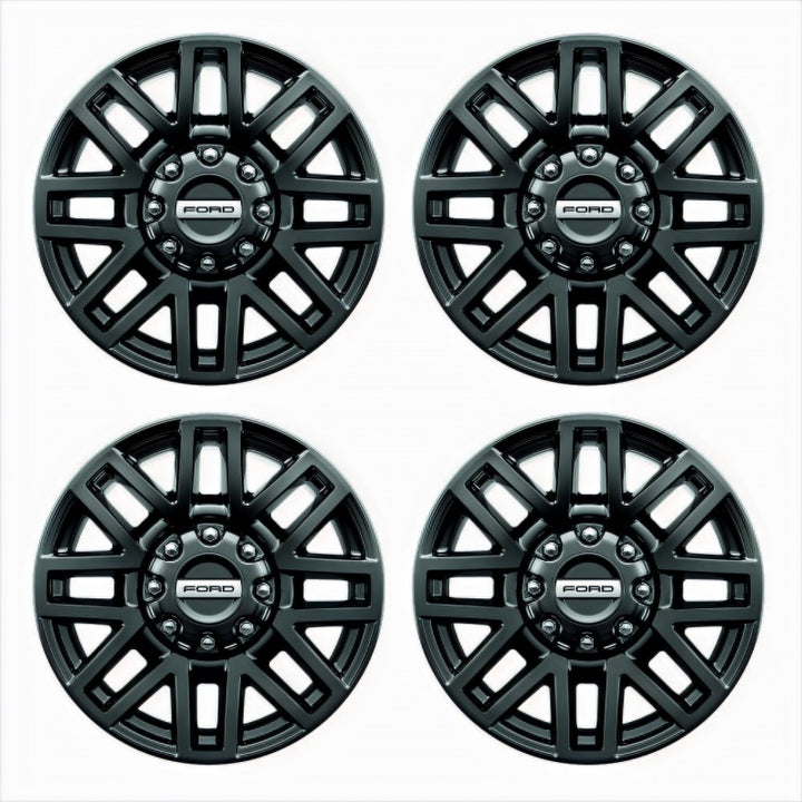 Ford Racing 05-22 F-Super Duty 20in x 8in Wheel Package w/TPMS Kit - Black - Bull Strap