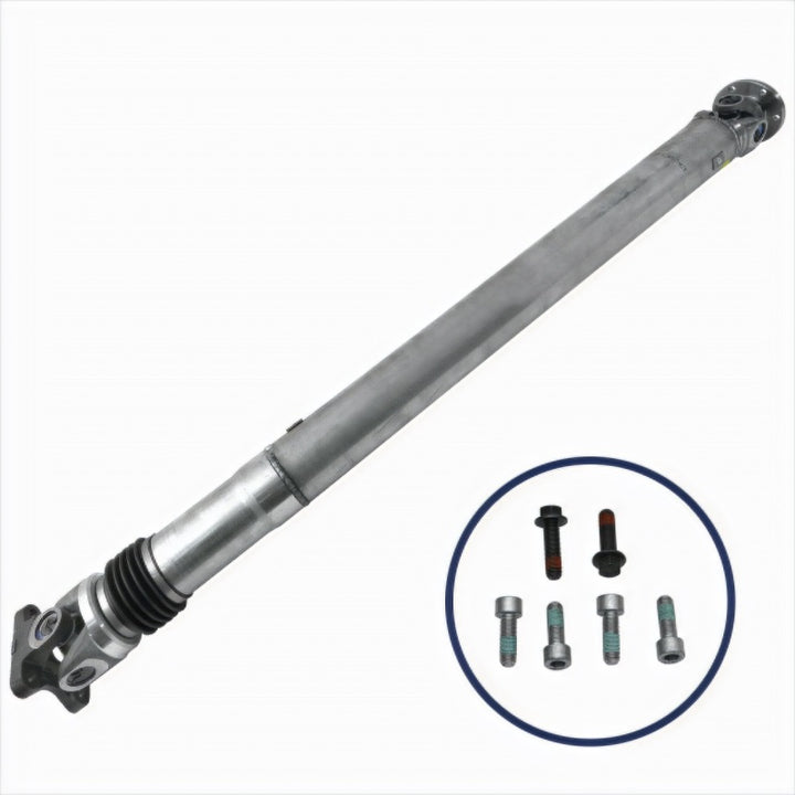 Ford Racing 07-12 Mustang GT500 One Piece Aluminum Driveshaft Assembly - Bull Strap
