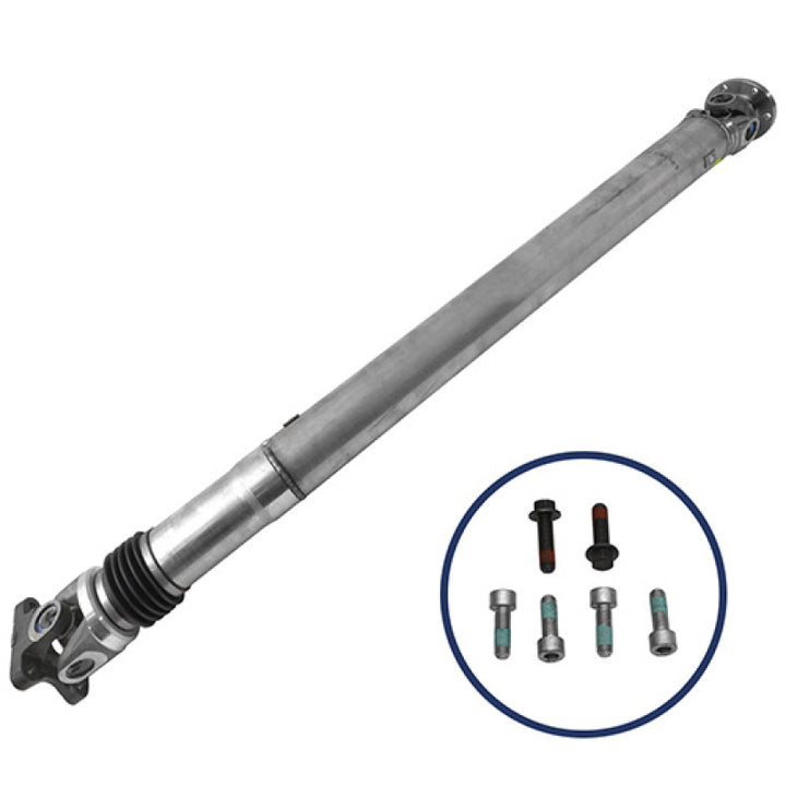Ford Racing 07-12 Mustang GT500 One Piece Aluminum Driveshaft Assembly - Bull Strap