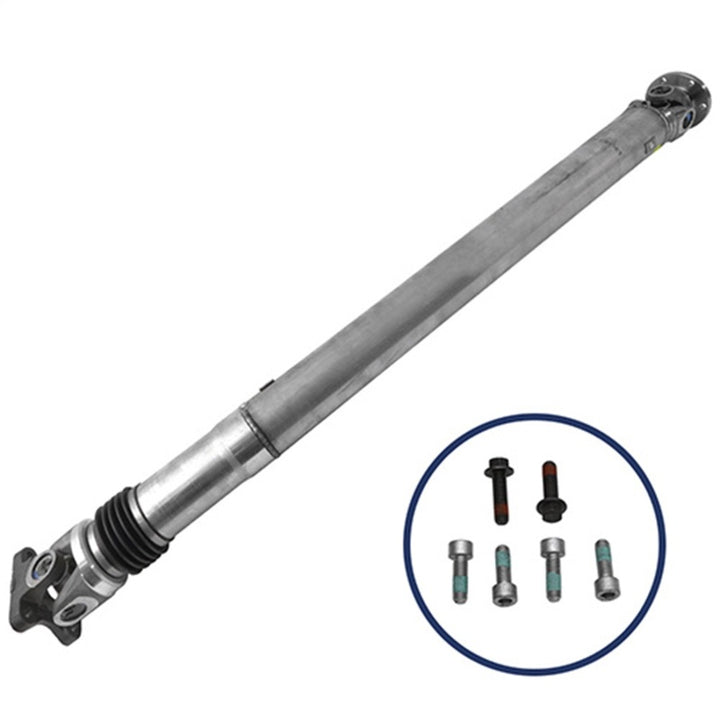 Ford Racing 07-12 Mustang GT500 One Piece Aluminum Driveshaft Assembly - Bull Strap