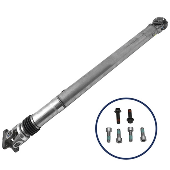 Ford Racing 07-12 Mustang GT500 One Piece Aluminum Driveshaft Assembly - Bull Strap