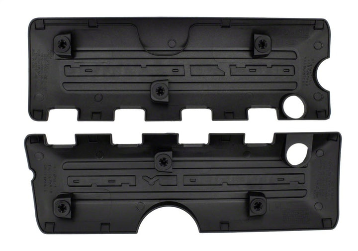 Ford Racing 11-17 Mustang 5.0L 4V / 15-18 Shelby Mustang GT350 Black Engine Coil Covers - Bull Strap