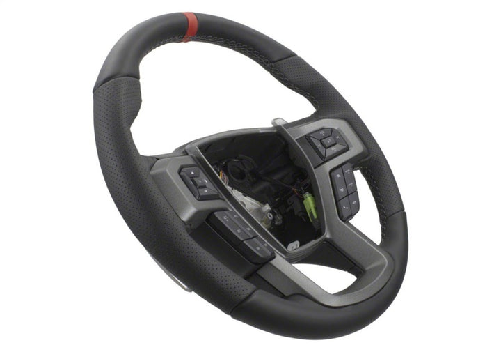 Ford Racing 15-18 F-150 Raptor Performance Steering Wheel Kit - Red Sightline - Bull Strap