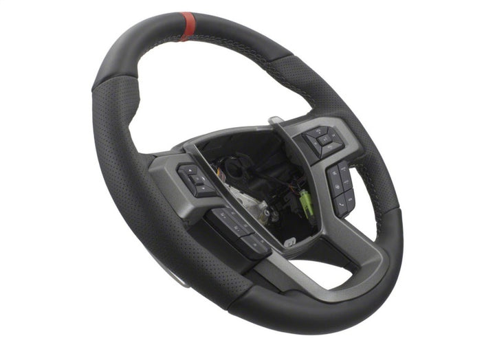 Ford Racing 15-18 F-150 Raptor Performance Steering Wheel Kit - Red Sightline - Bull Strap