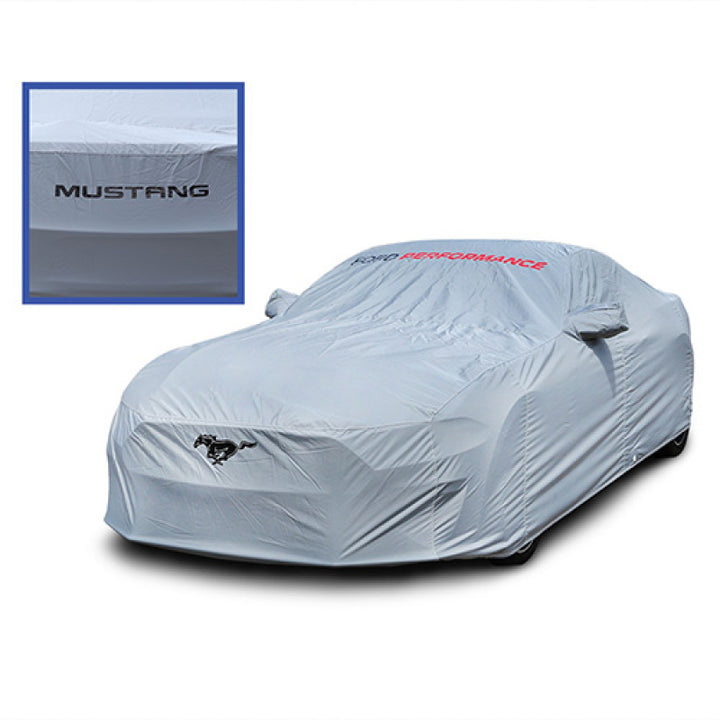 Ford Racing 15-19 Mustang EcoBoost/GT Car Cover - Bull Strap