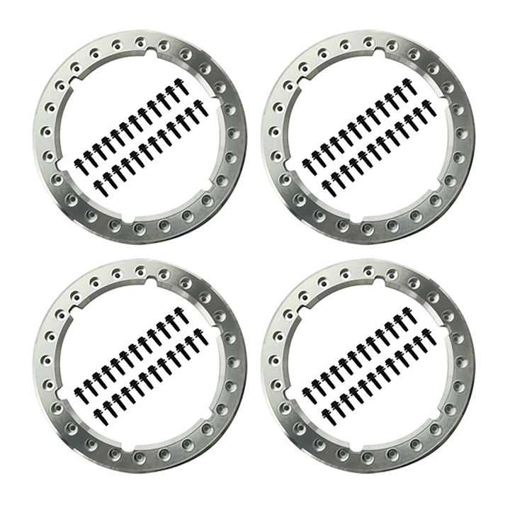 Ford Racing 17-18 / 21 F-150 Raptor (w/35in Tire) Functional Bead Lock Ring Kit - Style 1 - Bull Strap