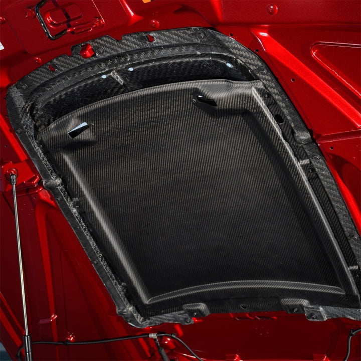 Ford Racing 20-22 Mustang GT500 Carbon Fiber Hood Vent Kit - Bull Strap