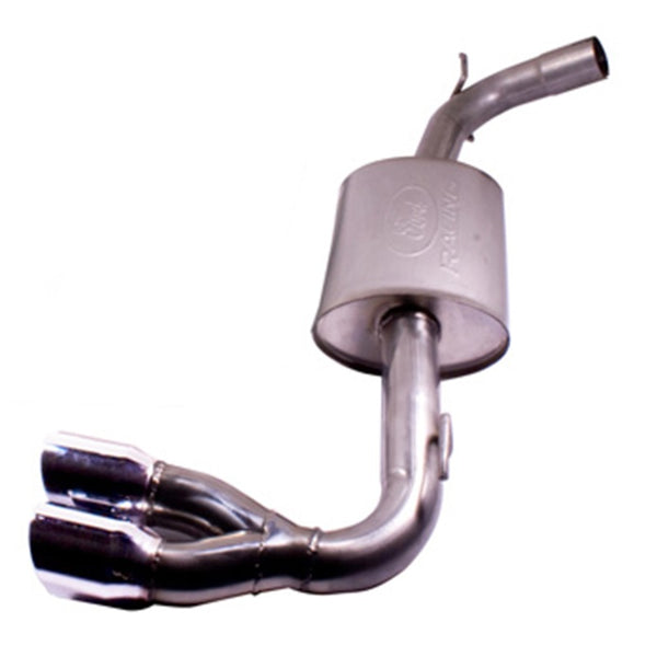 Ford Racing 2012-2014 Focus Hatchback Axle Back Exhaust System - Bull Strap