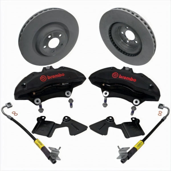 Ford Racing 2015-2016 Mustang Performance Pack 6 Piston Front Brake Upgrade Kit - Bull Strap
