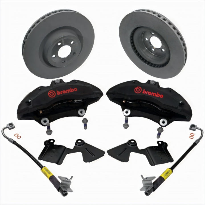 Ford Racing 2015-2016 Mustang Performance Pack 6 Piston Front Brake Upgrade Kit - Bull Strap