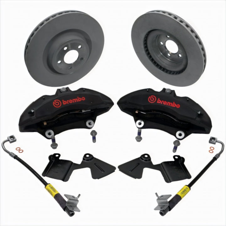 Ford Racing 2015-2016 Mustang Performance Pack 6 Piston Front Brake Upgrade Kit - Bull Strap