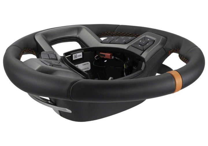 Ford Racing 2015-2017 F-150 Raptor Performance Steering Wheel Kit - Orange Sightline - Bull Strap