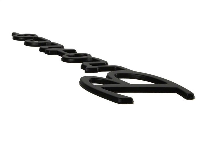 Ford Racing 2021+ Bronco Classic Script Fender Badges - Matte Black (Pair) - Bull Strap