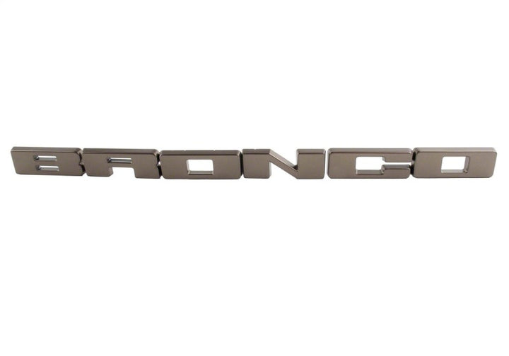 Ford Racing 2021+ Bronco Grille Lettering Overlay Kit - Bronze - Bull Strap