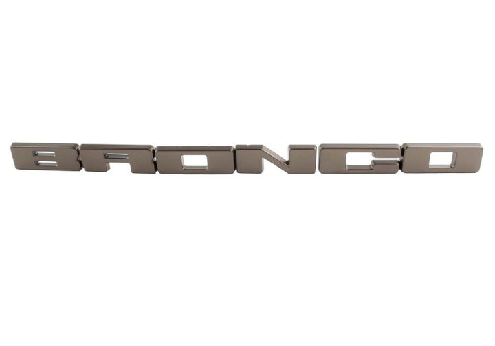 Ford Racing 2021+ Bronco Grille Lettering Overlay Kit - Bronze - Bull Strap