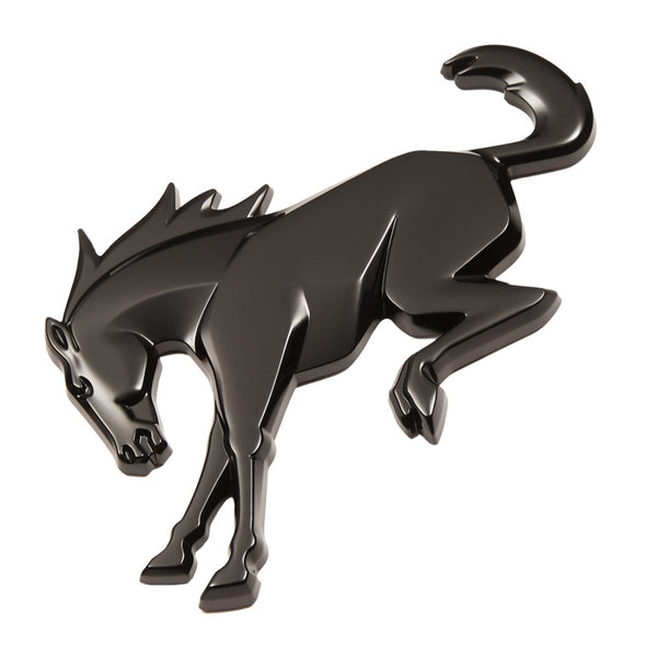 Ford Racing 2021 Bronco Rear Emblem - Black - Bull Strap